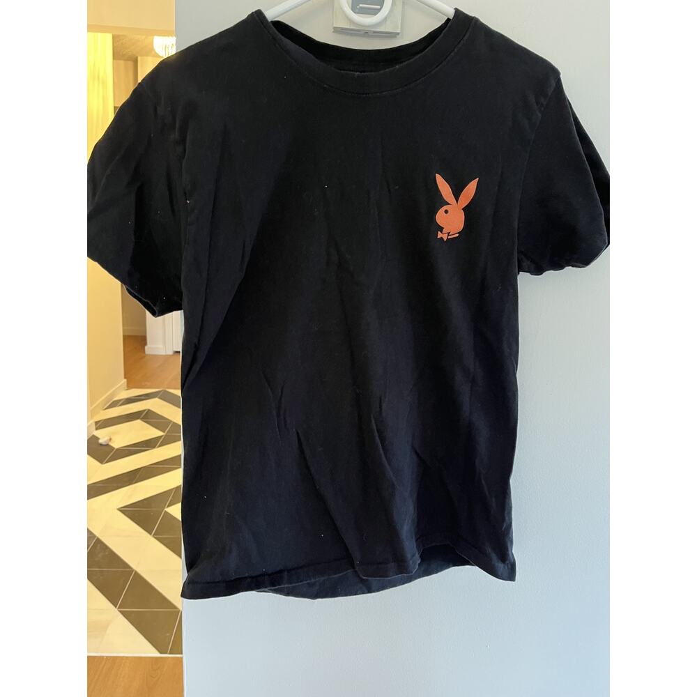 Playboy Logo S Men's Cotton T Shirt Short Sleeve Graphic T
